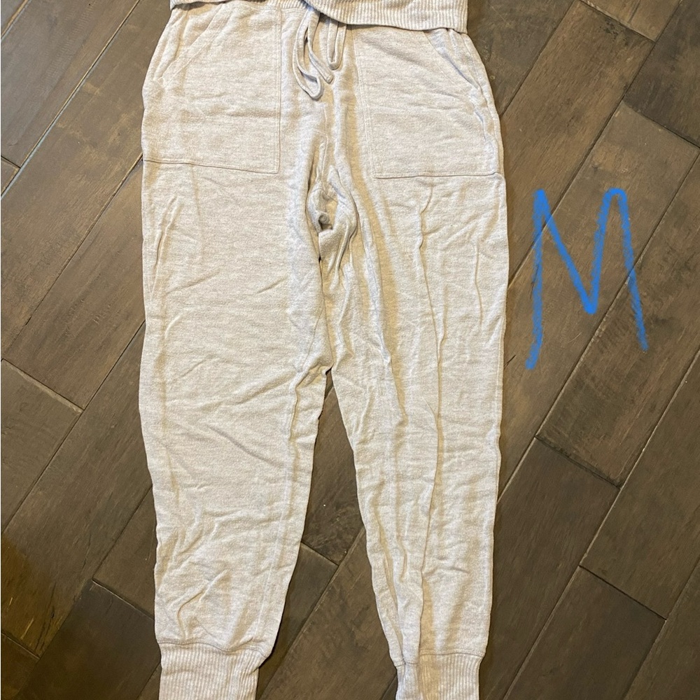 Aerie Light Gray Jogger Pants